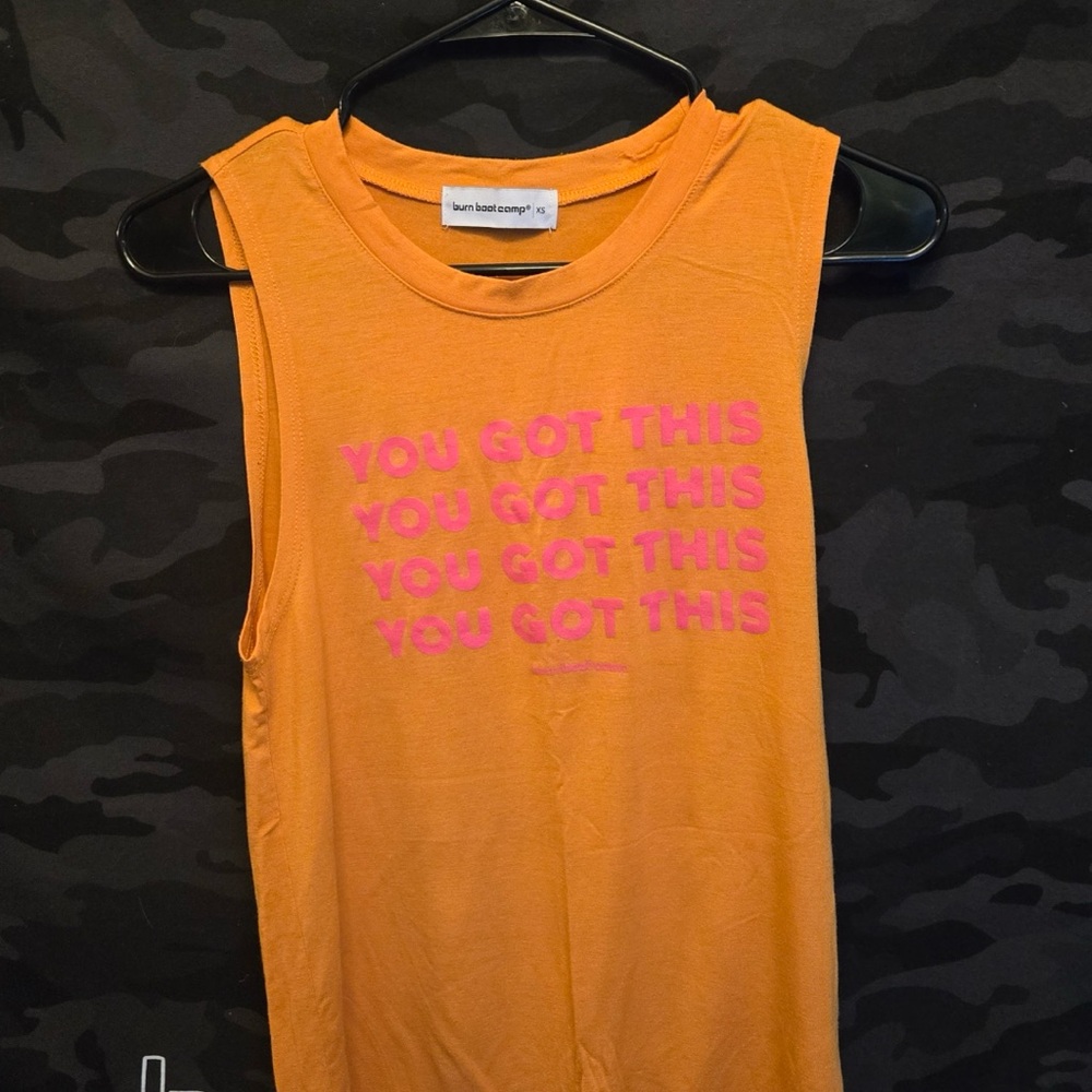 Women's Orange Muscle Tee - You Got This